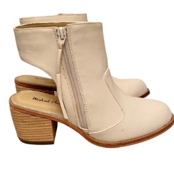 MICHAEL ANTONIO Ankle Boots Shoes Stacked Heel - Picture 1 of 11